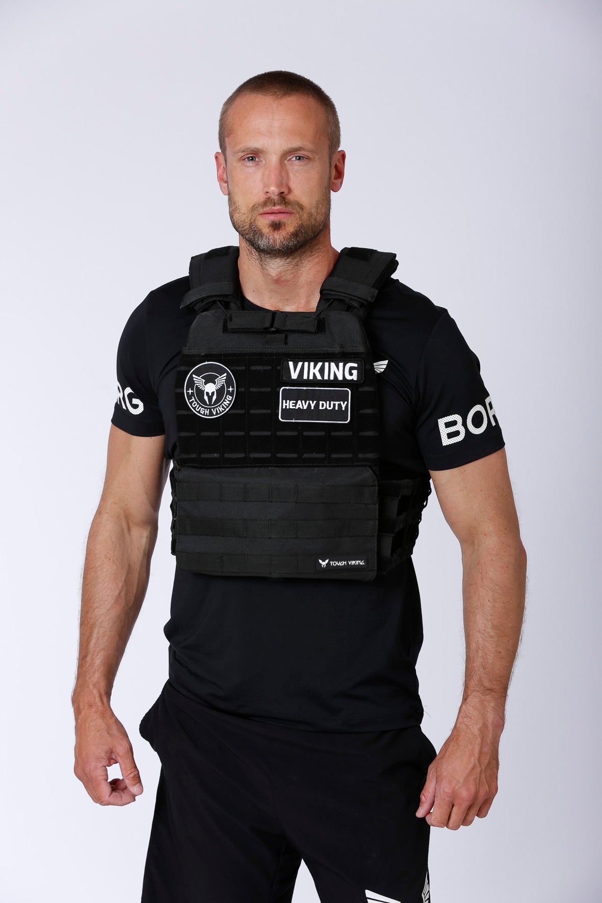 Tough Viking Heavy Duty Weight Vest - Black